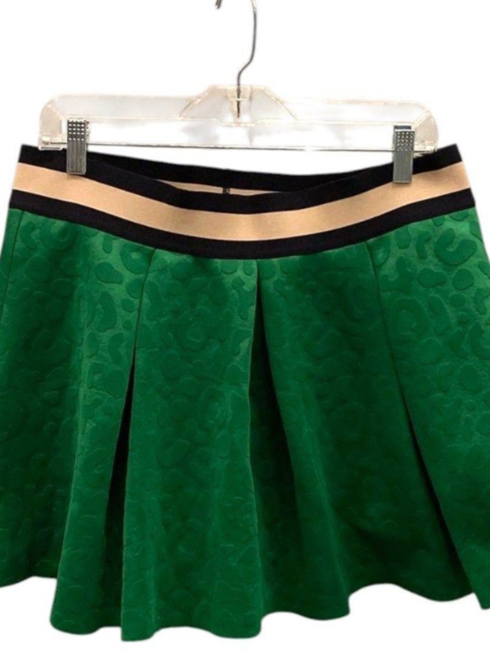 Emily McCarthy Tennis / Golf *skort* green cheetah🐆 jacquard - large